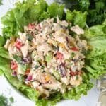 Mediterranean-Style Chopped Salad with Oregano Vinaigrette