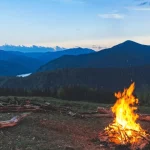 Tripod for campfire
