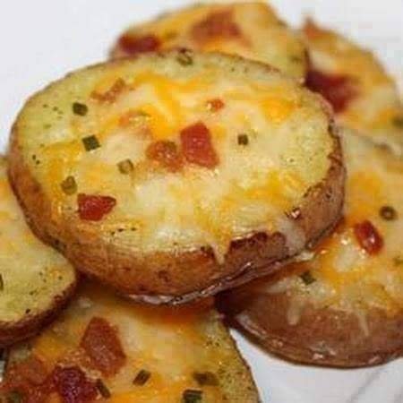 EASY AIR FRYER LOADED BAKED POTATO SLICES