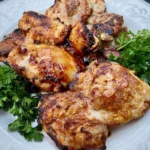 Air Fryer Honey-Mustard Chicken Thighs