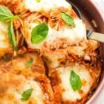 Air Fryer Baked Spaghetti
