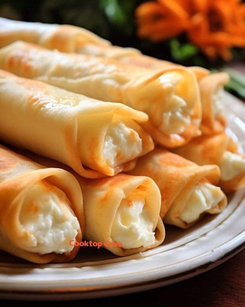 Baked Cream Cheese Rangoon Rolls