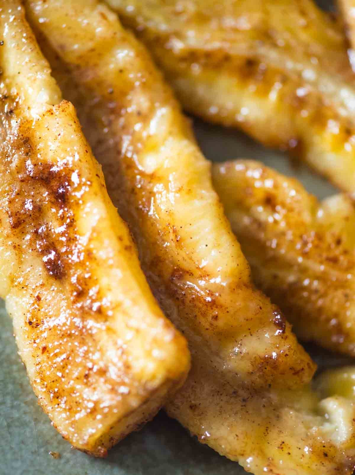 Air Fryer Bananas - Easy Caramelized Bananas