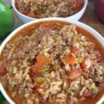 STUFFED BELL PEPPER SOUP
