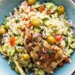 Easy Mediterranean Chicken Orzo