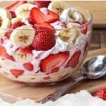 Strawberry Banana Cheesecake Salad