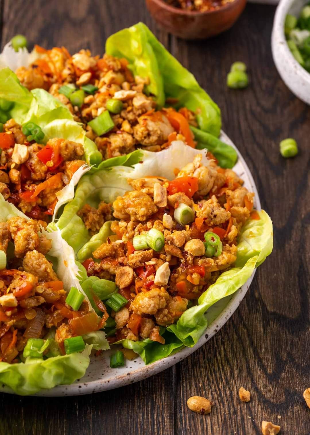 Asian Chicken Lettuce Wraps