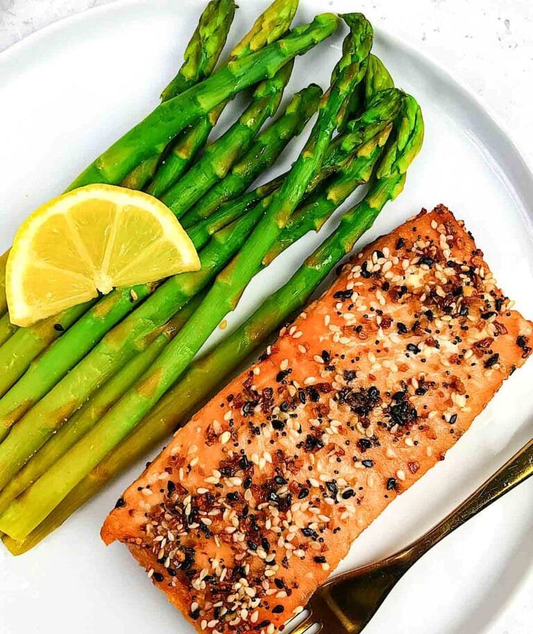 AIR FRYER EVERYTHING BUT THE BAGEL SALMON