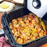 Air Fryer Shrimp Fajitas