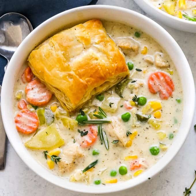 Creamy Chicken Pot Pie Soup
