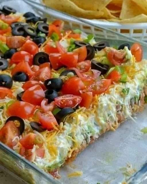 Easy 7 Layer Dip