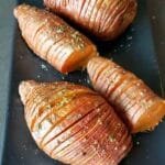 AIR FRYER HASSELBACK SWEET POTATOES