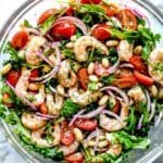 Mediterranean Shrimp Salad With Cannellini Beans