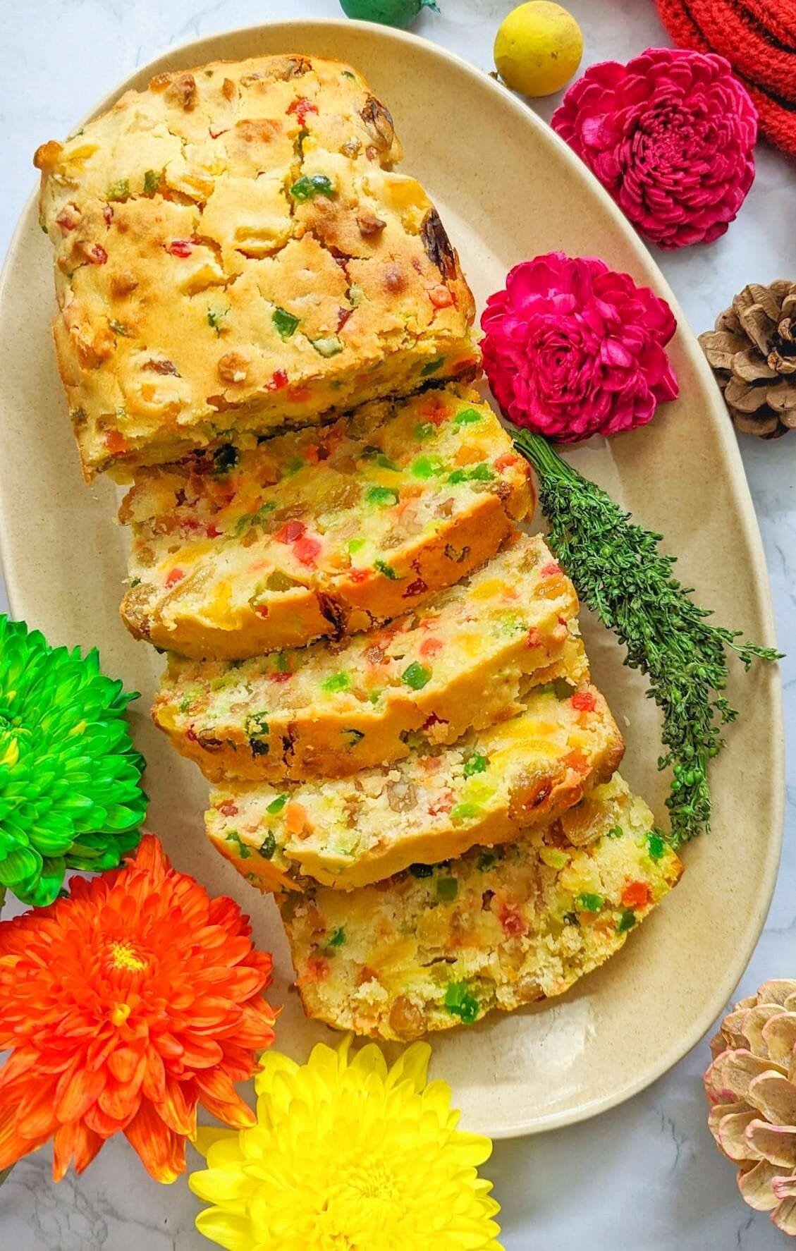 Air Fryer Apricot And Walnut Fruit Cake Recipe