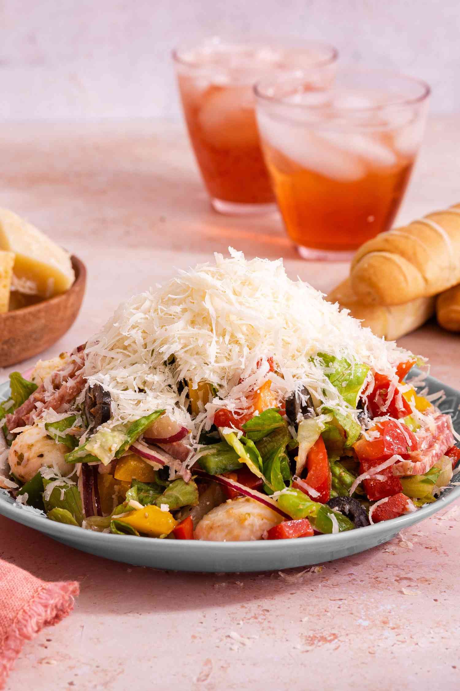 Pizza salad reicpe