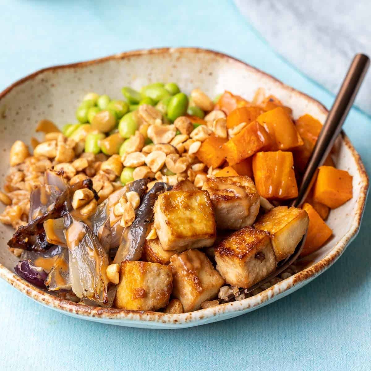 Crispy Tofu Buddha Bowl