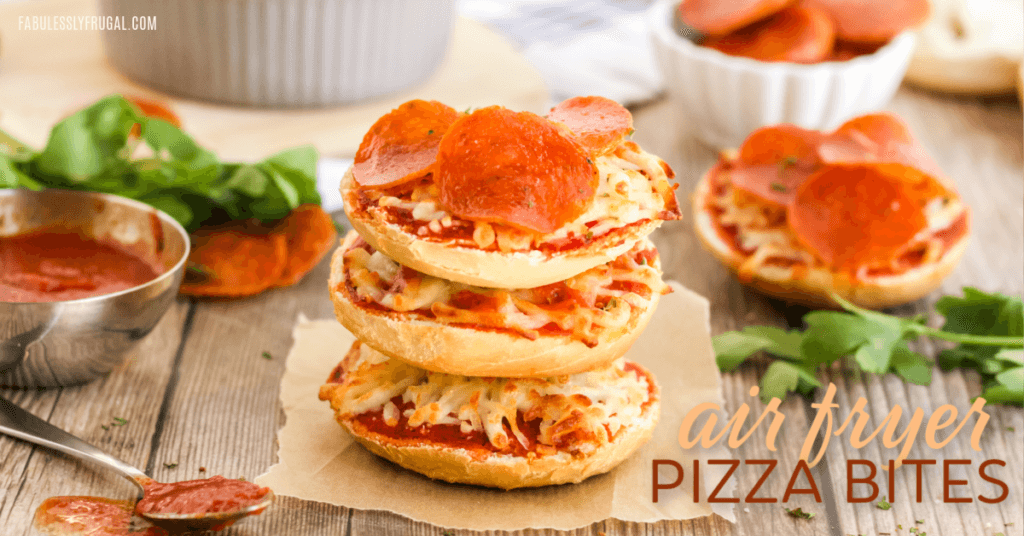 Homemade Pizza Bagels in the Air Fryer