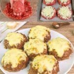 Easy Air Fryer Cheese Stuffed Meatballs