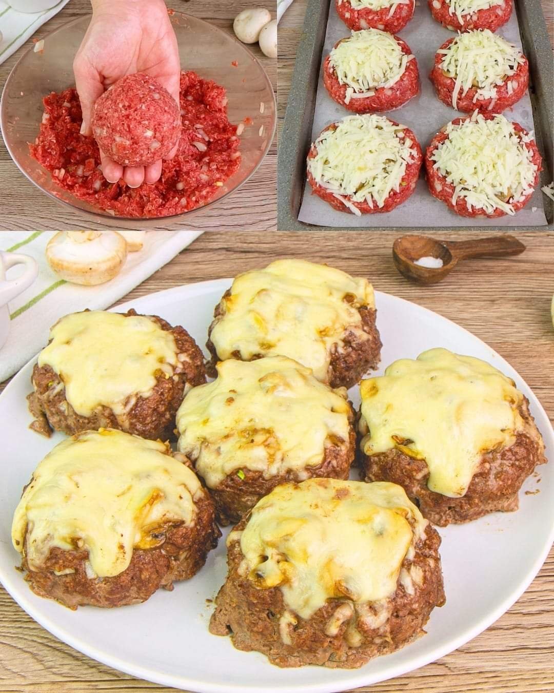 Easy Air Fryer Cheese Stuffed Meatballs