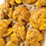 Parmesan Smashed Potatoes Air Fryer