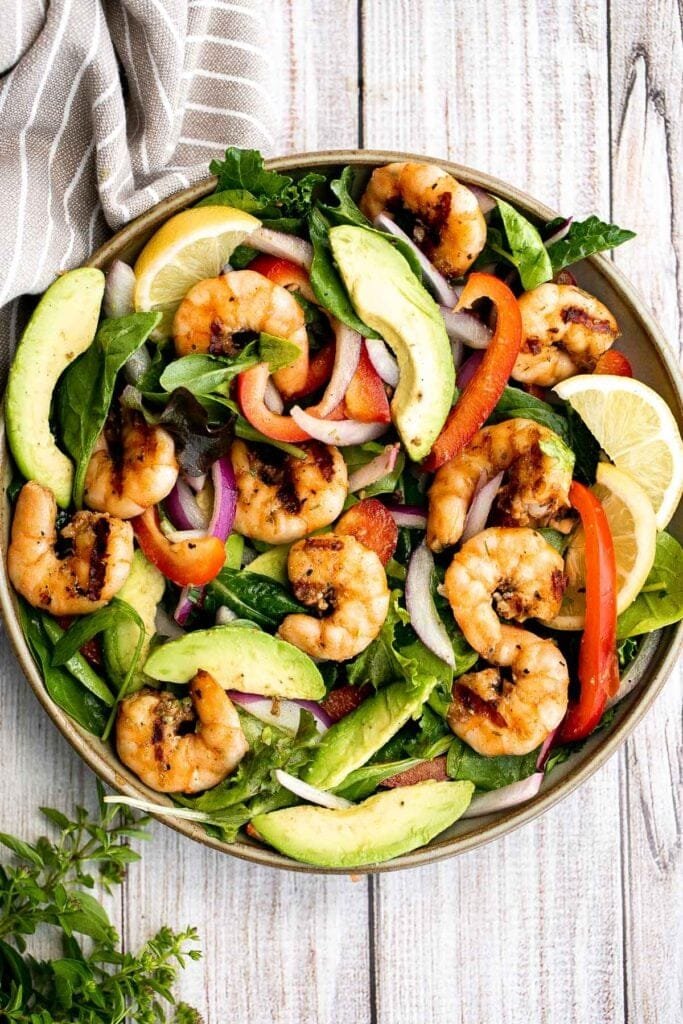 GRILLED SHRIMP SALAD