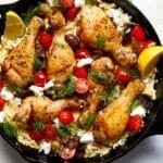 One-Pan Greek Chicken Drumsticks