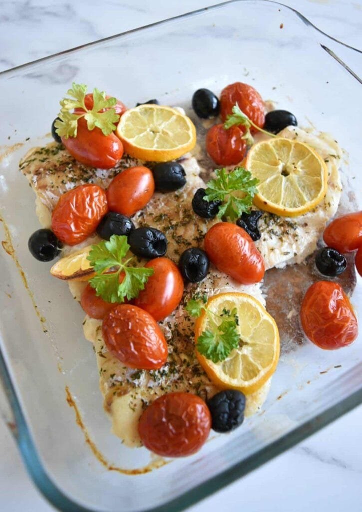 Mediterranean Baked Cod Recipe - EASY RECIPES