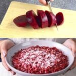 Making Beetroot Risotto