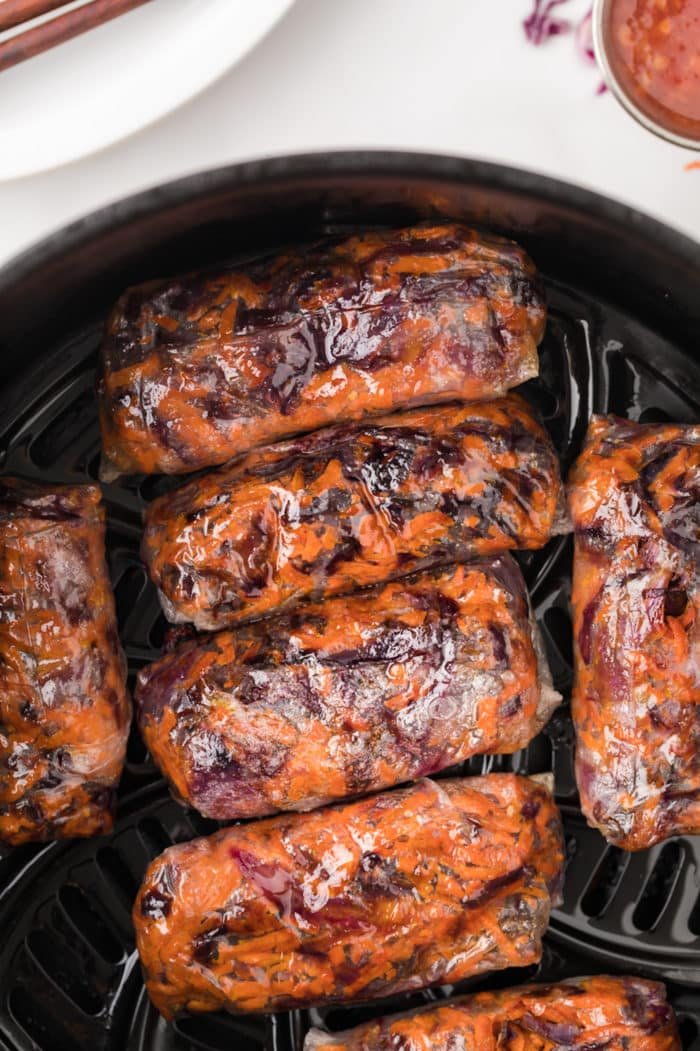 Air Fryer Rice Paper Spring Rolls