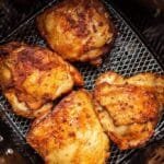 Air Fryer Chicken Thighs Super Crispy