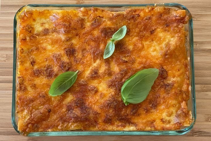 Air fryer lasagne