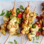 Air fryer chicken satay