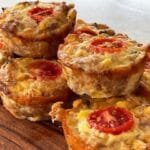 Mini crustless tuna And corn quiches