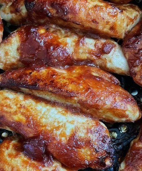 Air fryer Chicken Tenders BBQ Sauce
