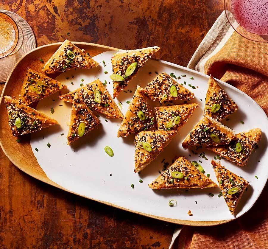 Air-fryer sesame prawn toast