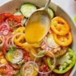 Cucumber and Tomato Salad with Red Onions