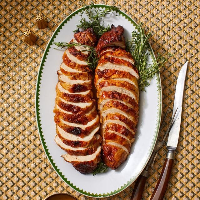 Air Fryer Turkey Breast with Gravy