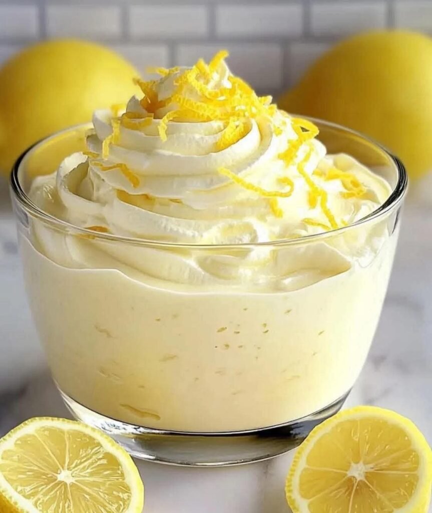 Mediterranean Creamy Lemon Mousse - EASY RECIPES